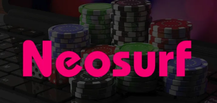 Jetons de casino et logo Neosurf pour casino en ligne neosurf